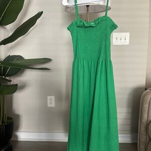 H&M Green Casual Midi Dress